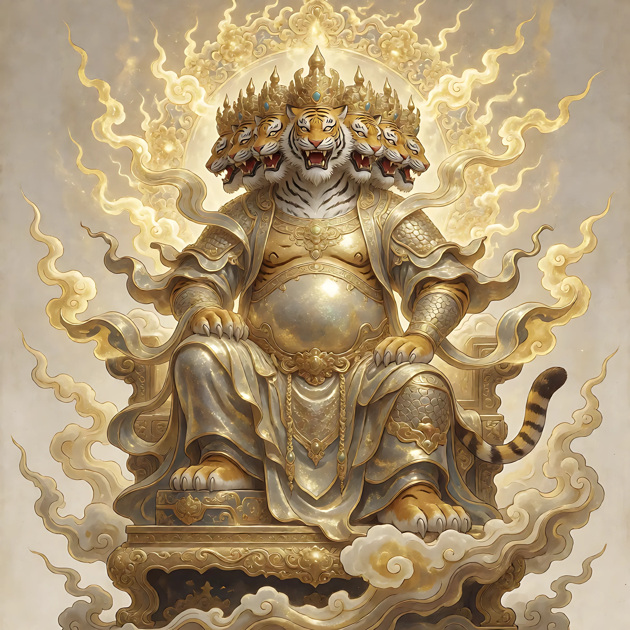 Kaiming Beast — example of a curated guardian portrait